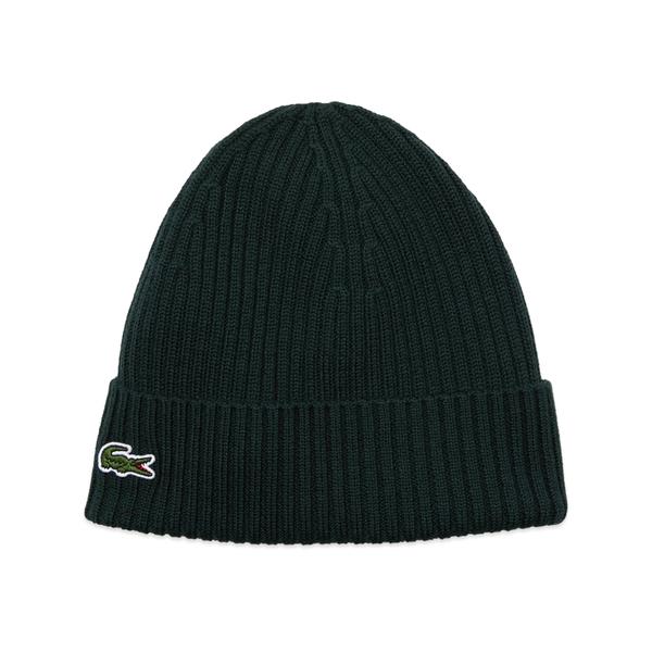 Lacoste Rb 4162 Ribbed Beanie Green