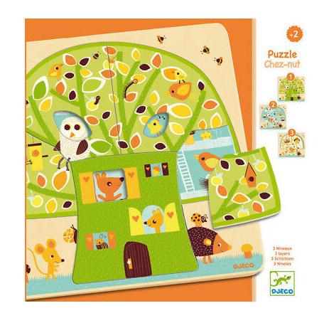 Chez Nut Three Layer Puzzle