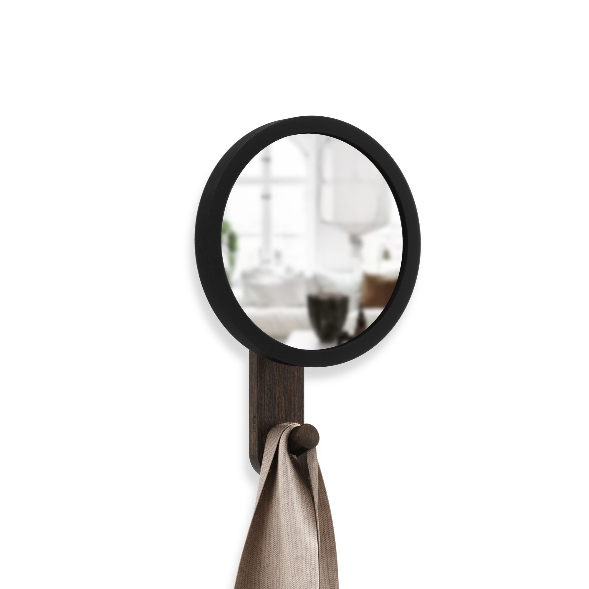 Black walnut Hub Mirror Hook