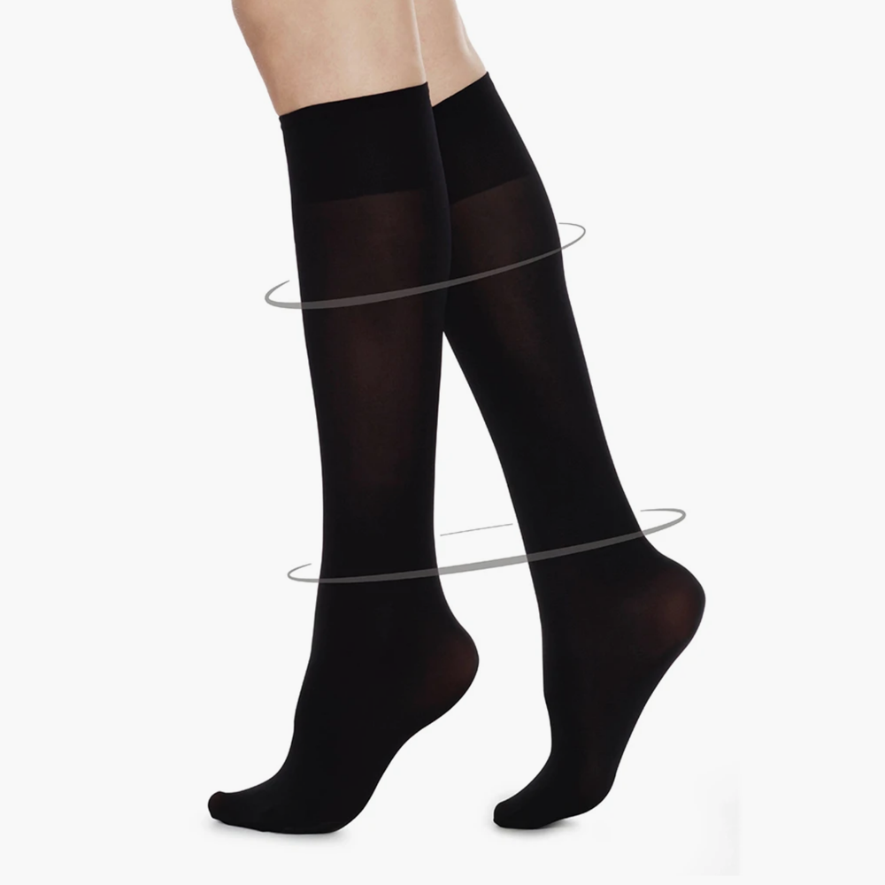 Swedish Stockings Irma Black Support Knee-Highs Socks