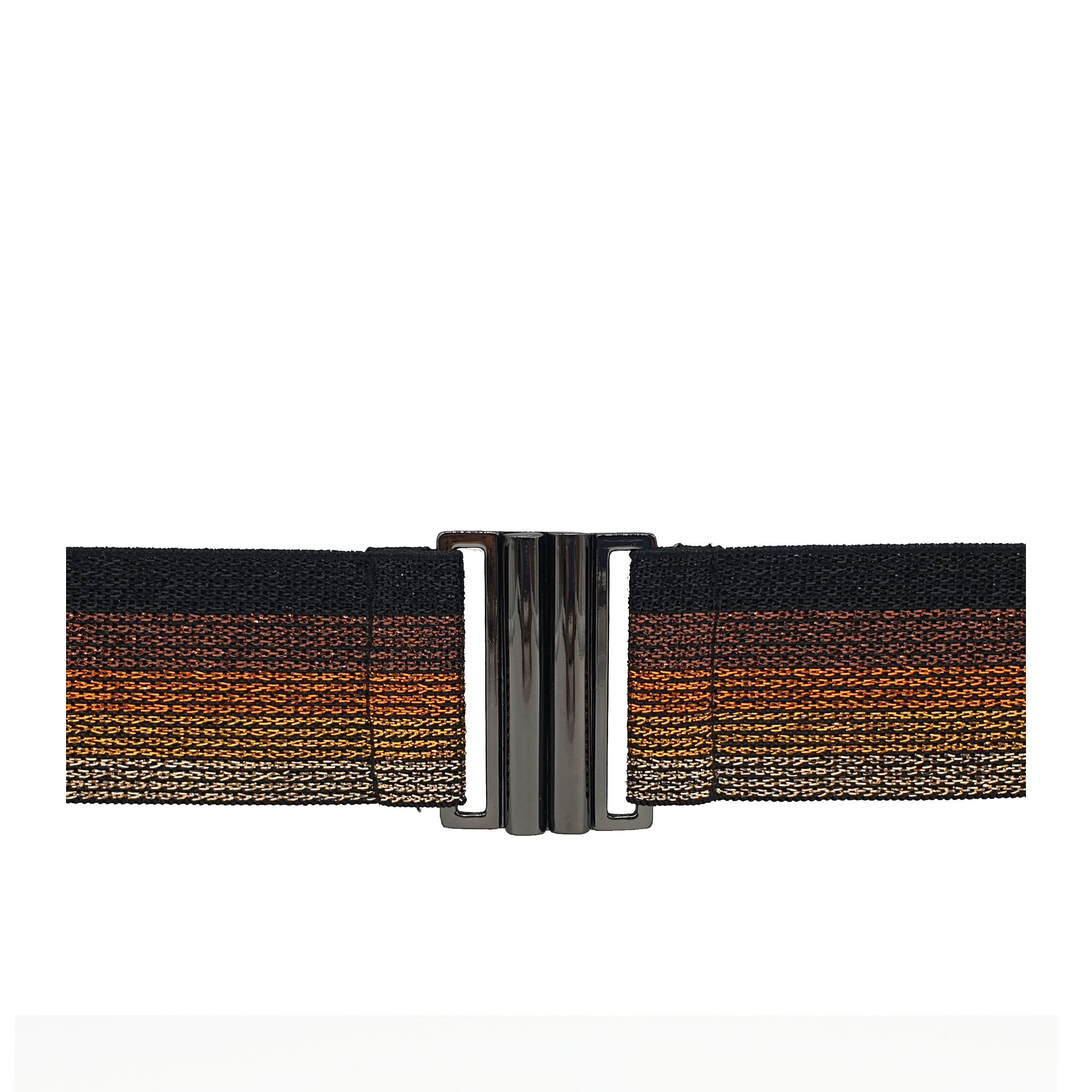 Lurex Belt Copper Stripe