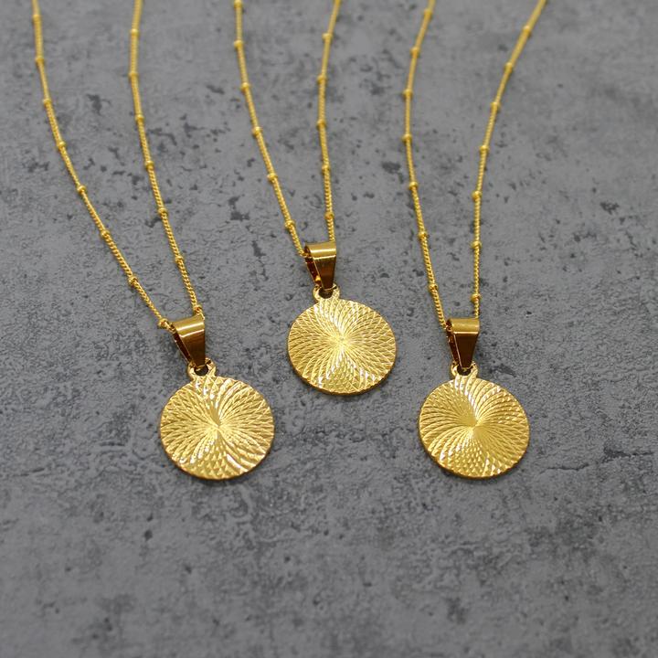 Mara Studio Gold Filled Circle Necklace
