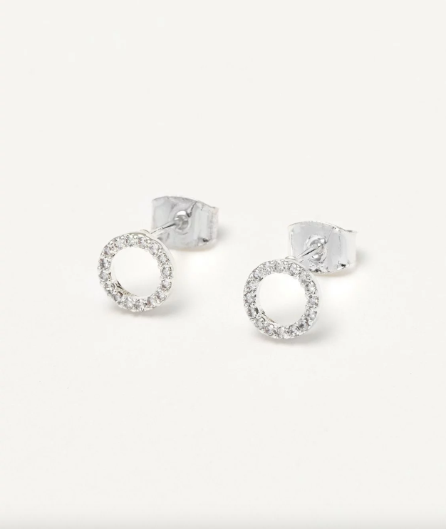 estella-barlett-cz-circle-silver-earrings