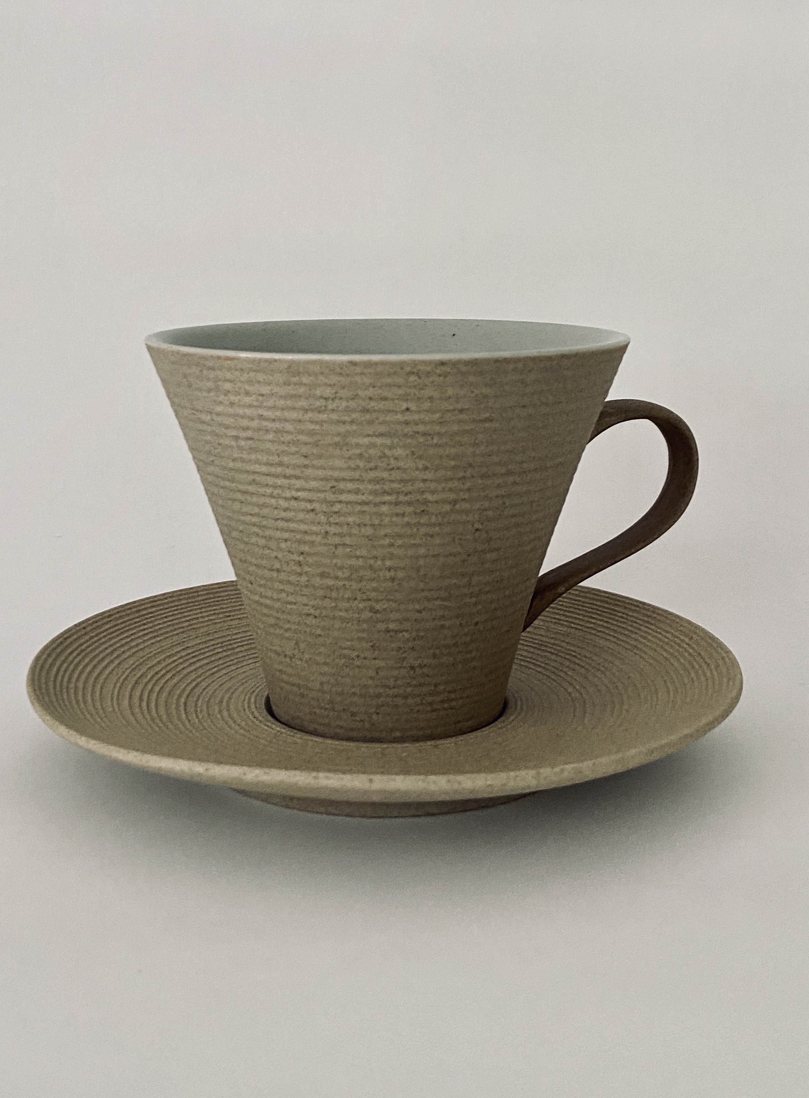 Porter + Cole Stoneware Cup and Saucer Set