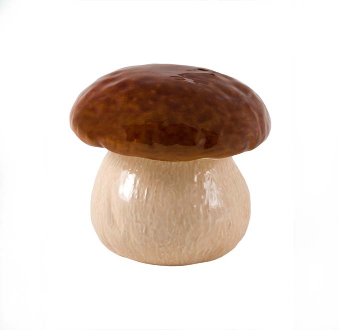 Bordallo Pinheiro Mushroom  Box Handpainted Earthenware 17.8 cm
