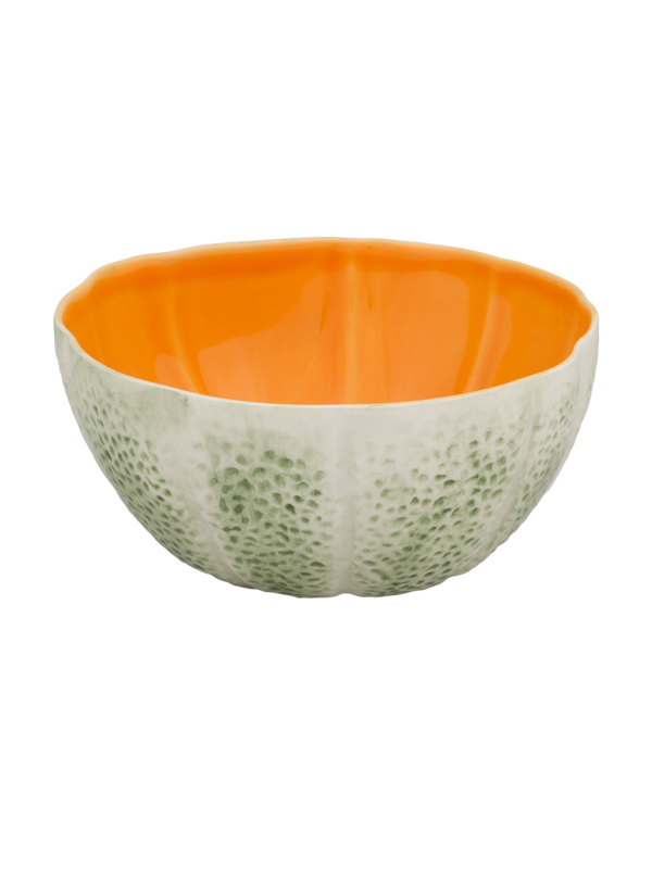 Bordallo Pinheiro Melon Bowl Handpainted Earthenware 15 cm
