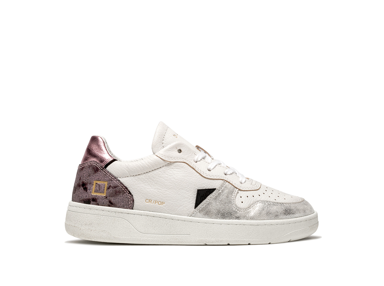 D.A.T.E. Sneakers Lilac Pink Python Court Pop Trainer