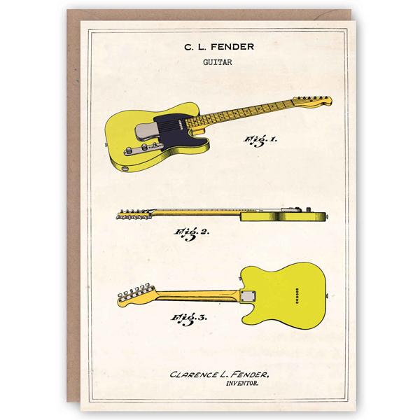 Patent Application Card Fender Telecaster