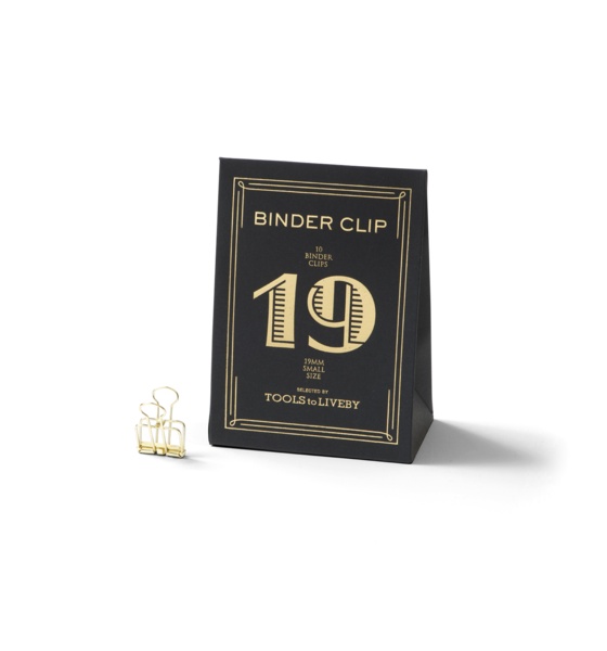 Tools To Liveby No 19 Binder Clips Gold