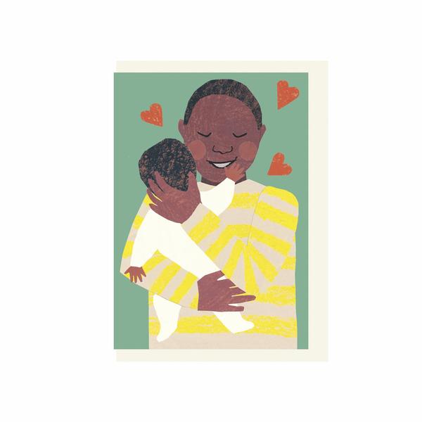 Hadley Paper Goods New Baby Dad Hug Card