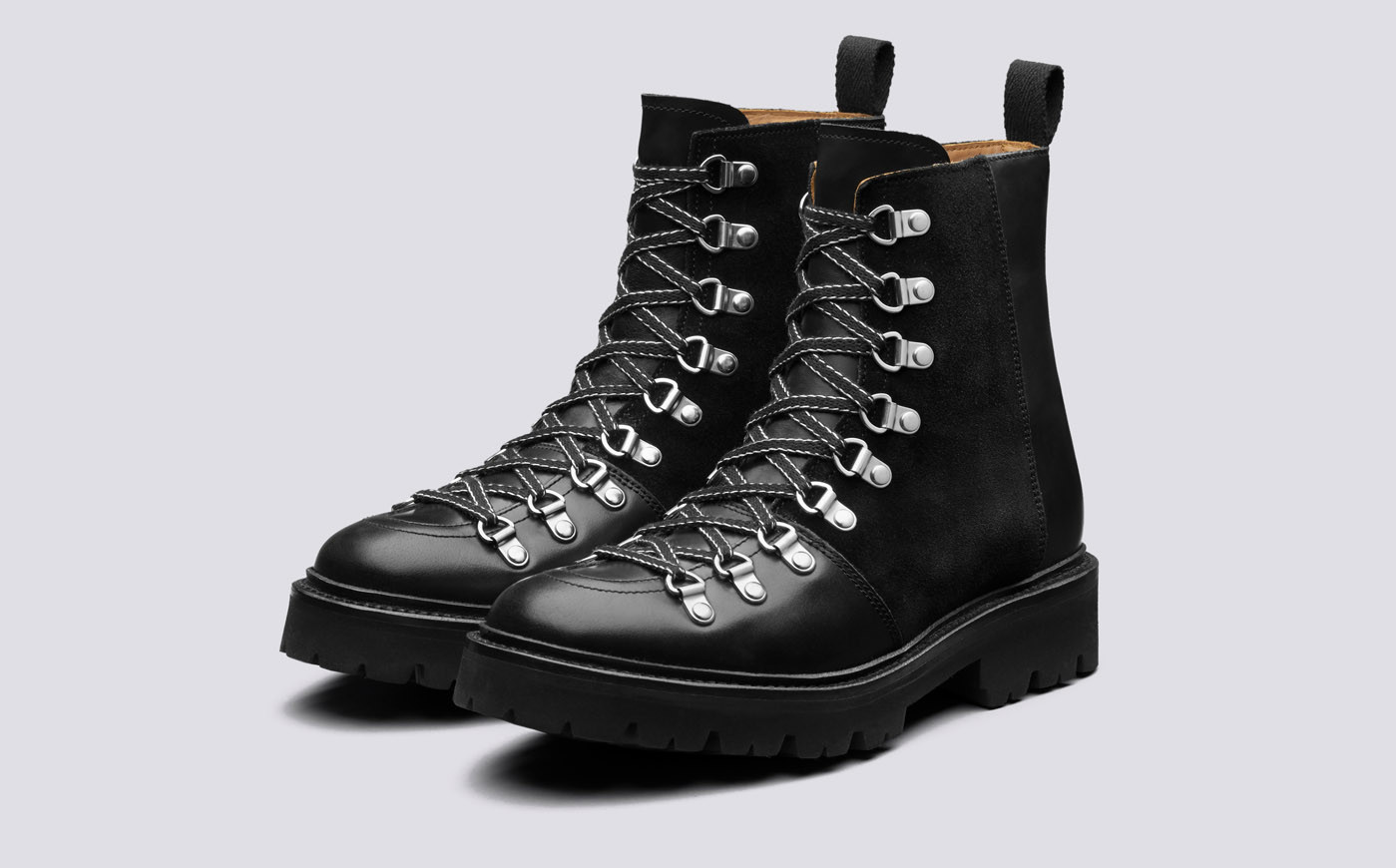 grenson boots black