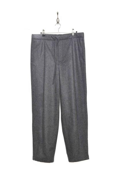 Frank Leder  Grey Loden Wool Drawstring Trousers Loden 10 95