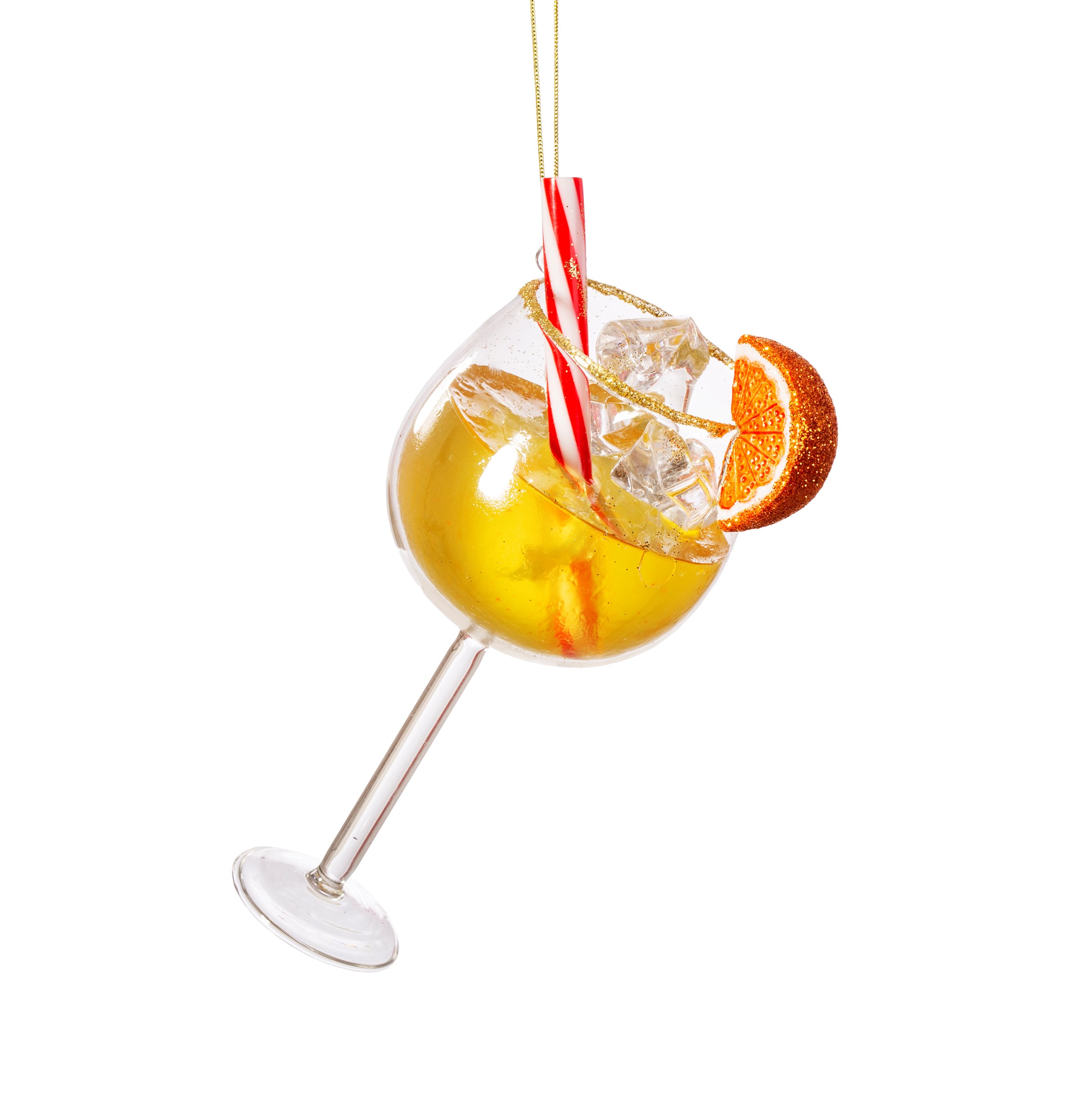 &Quirky Aperol Spritz Glass Bauble