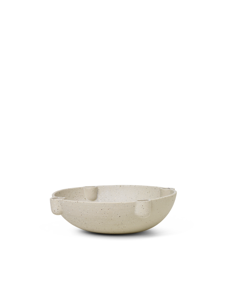 Ferm Living Bowl Candle Holder Ceramic