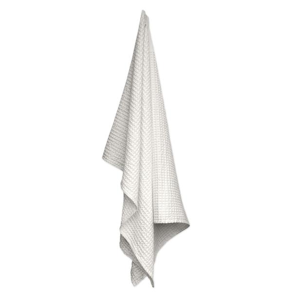 Big Waffle Organic Towel Blanket Natural White