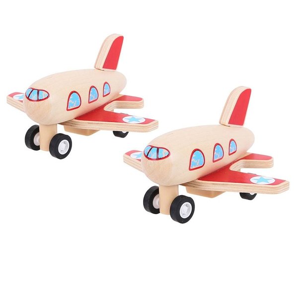 Bigjigs Toys Pack of 2 Whizzy Planes