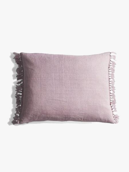 Large Tassel Cushion Lilac