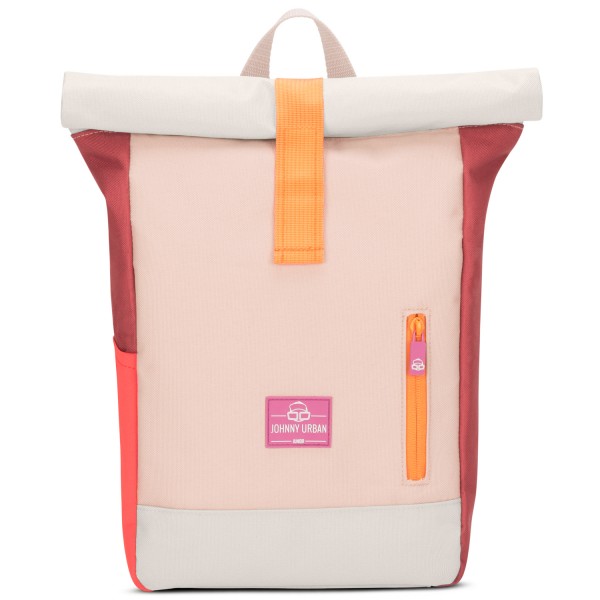 Johnny Urban Kids Backpack Roll Top "Aaron" Rose Multicolour