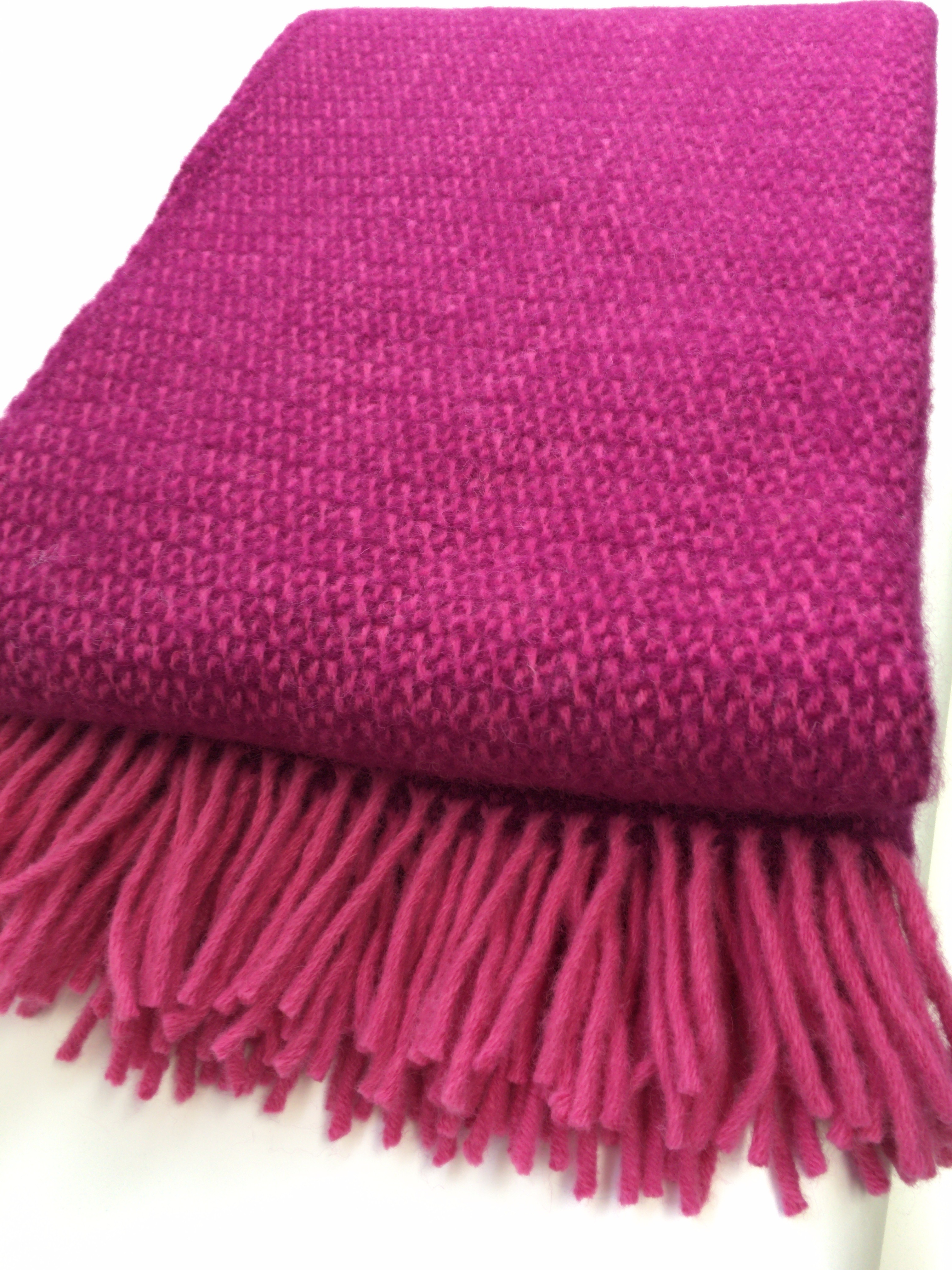 D&T Design Wolldecke Punto, Pink/Purple FB 1402