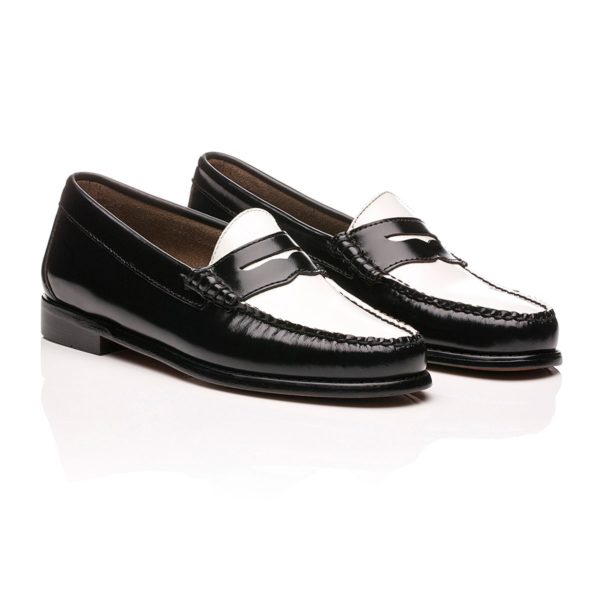 Trouva: Black and White Penny Loafer