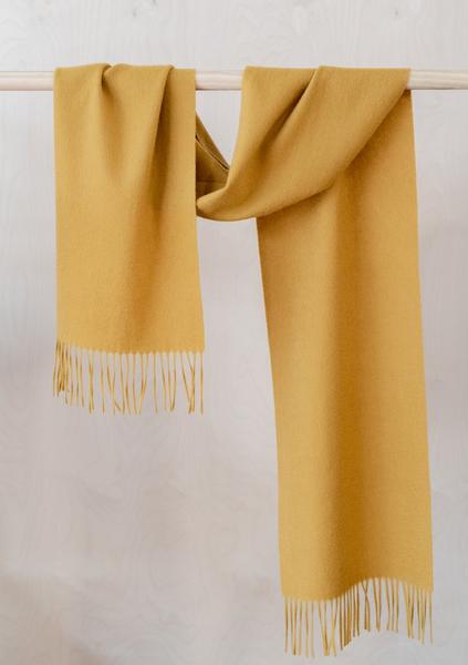 Mustard Lambswool Scarf