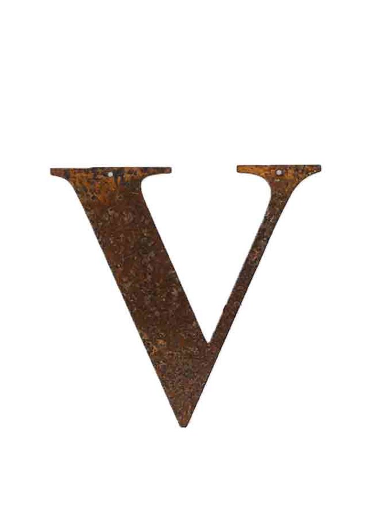 Refound Objects Rusty Letters V