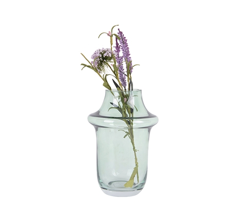 Present Time Jungle Green Glass Vase
