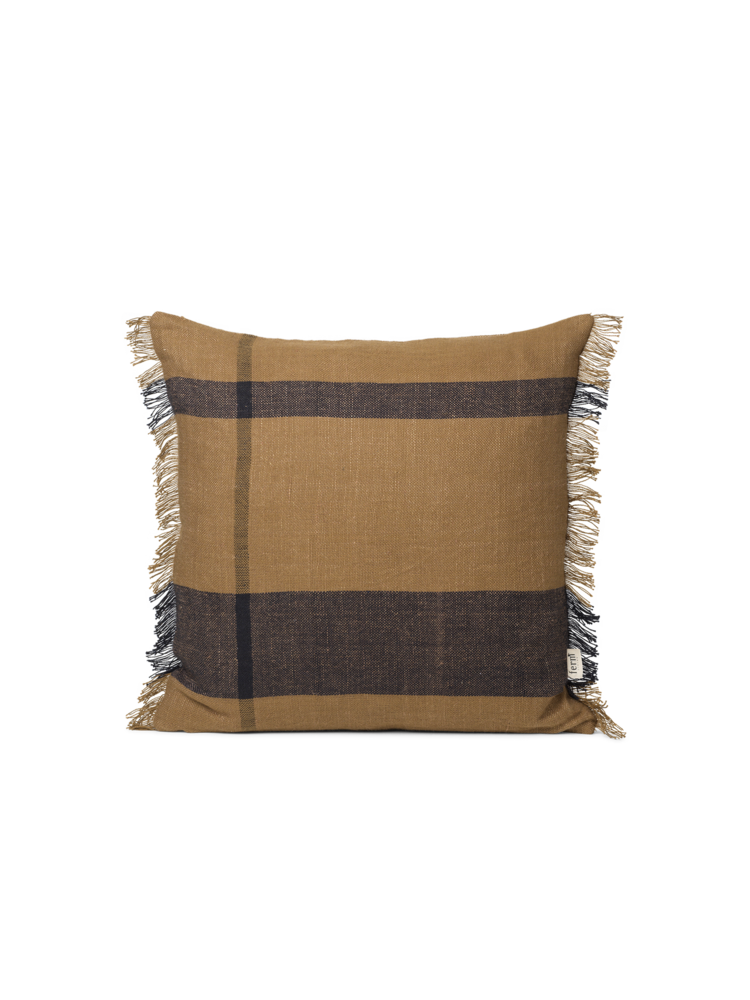 Ferm Living Dry Cushion Sugar Kelp/Black 50 x 50 cm
