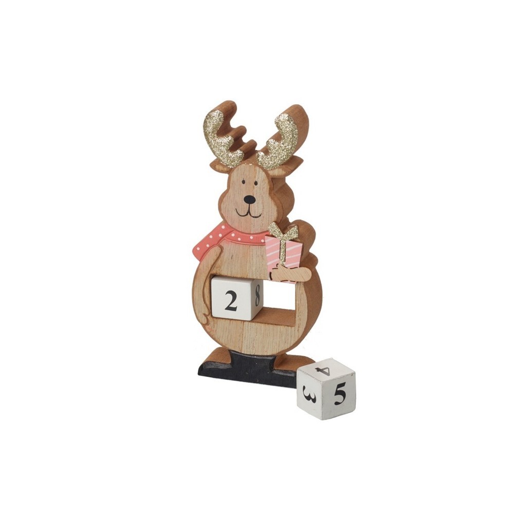 Scottie & Russell Countdown to Christmas Wooden Reindeer