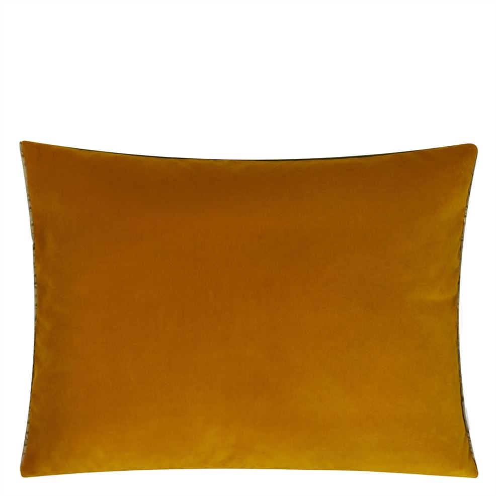 Designers Guild Cassia saffron & hazel cushion