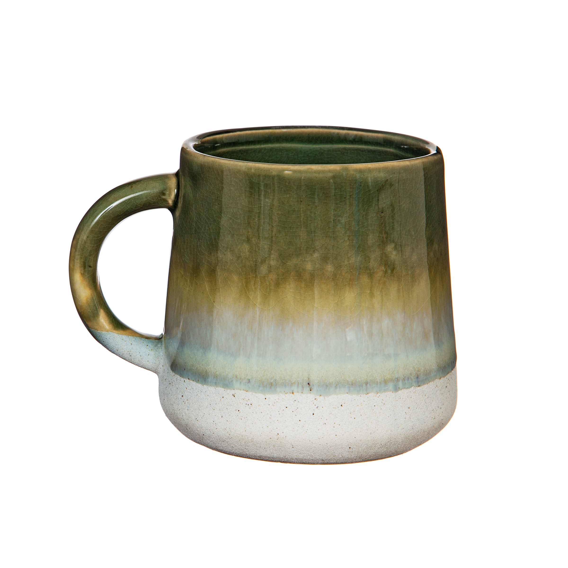 Sass & Belle  Green Dip Glaze Mug