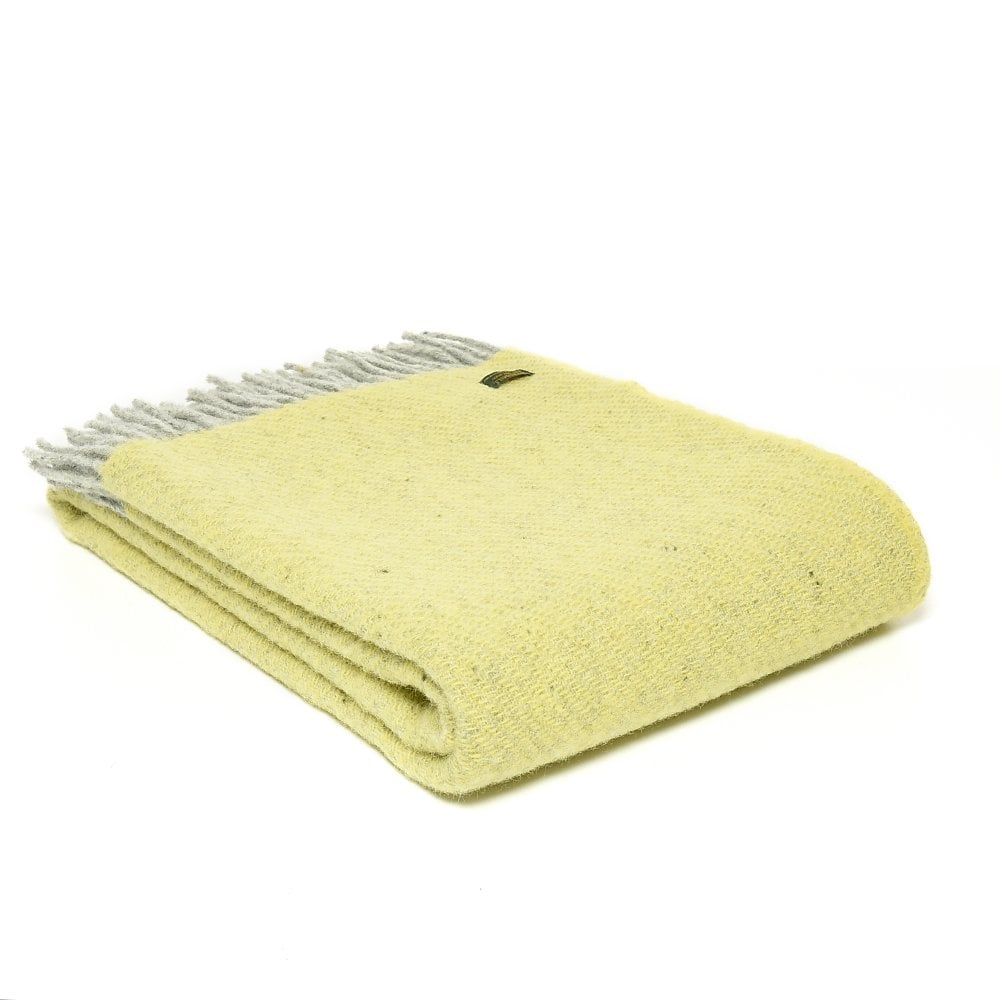 Lemon Boa Pure New Wool Throw - 150cm x 200cm