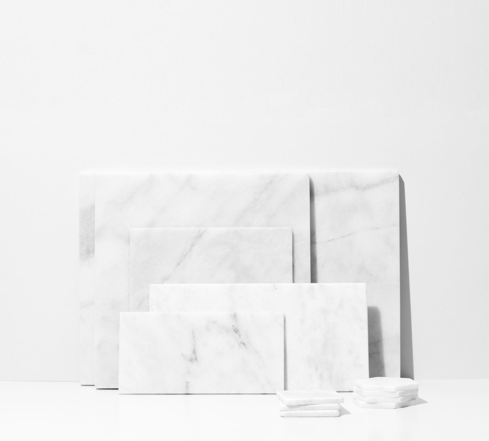 Stoned Marble Small White Marble Rectangular Board