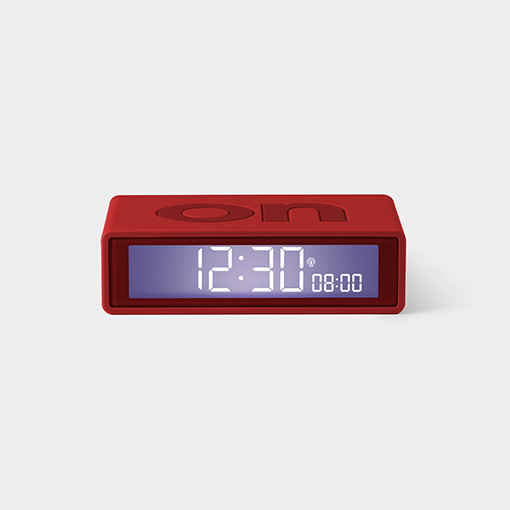 Red Flip + Alarm Clock