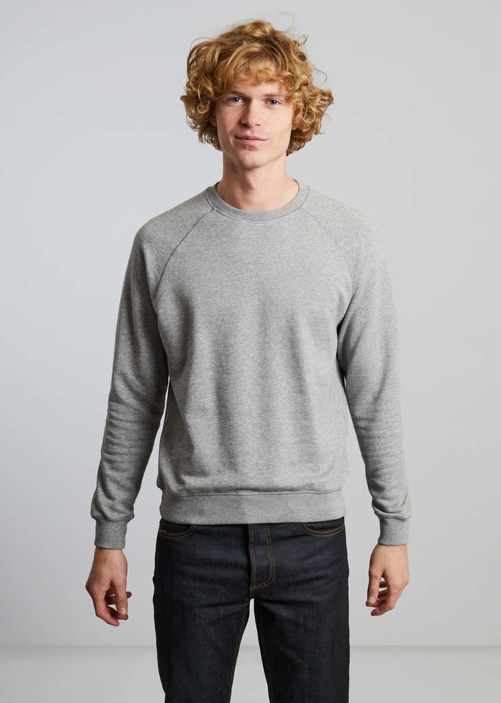 L’Exception Paris Heather Grey Organic Cotton Sweatshirt