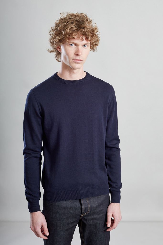 L’Exception Paris Navy blue Organic Cotton Sweater