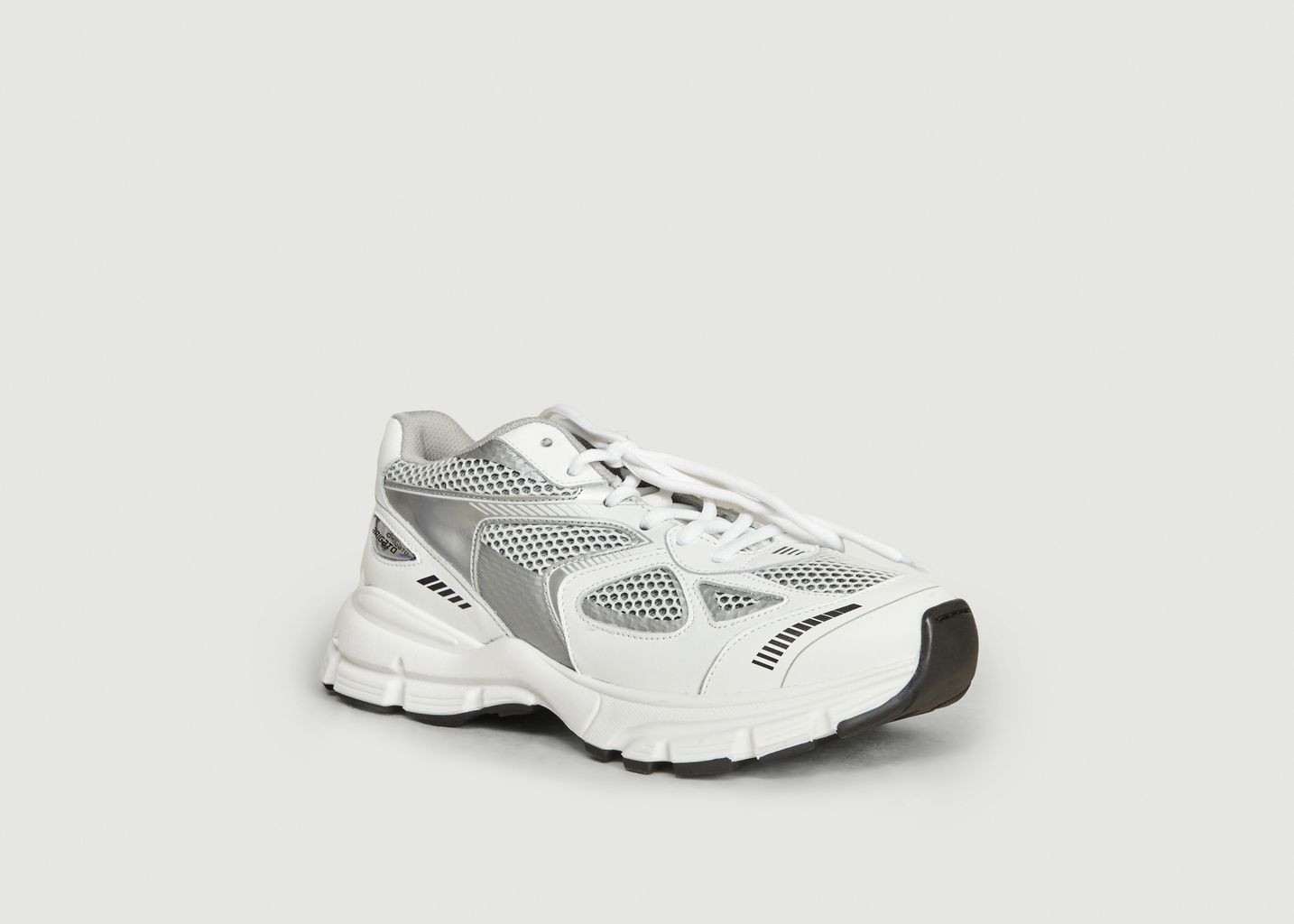 Silver White Marathon Runner Sneakers