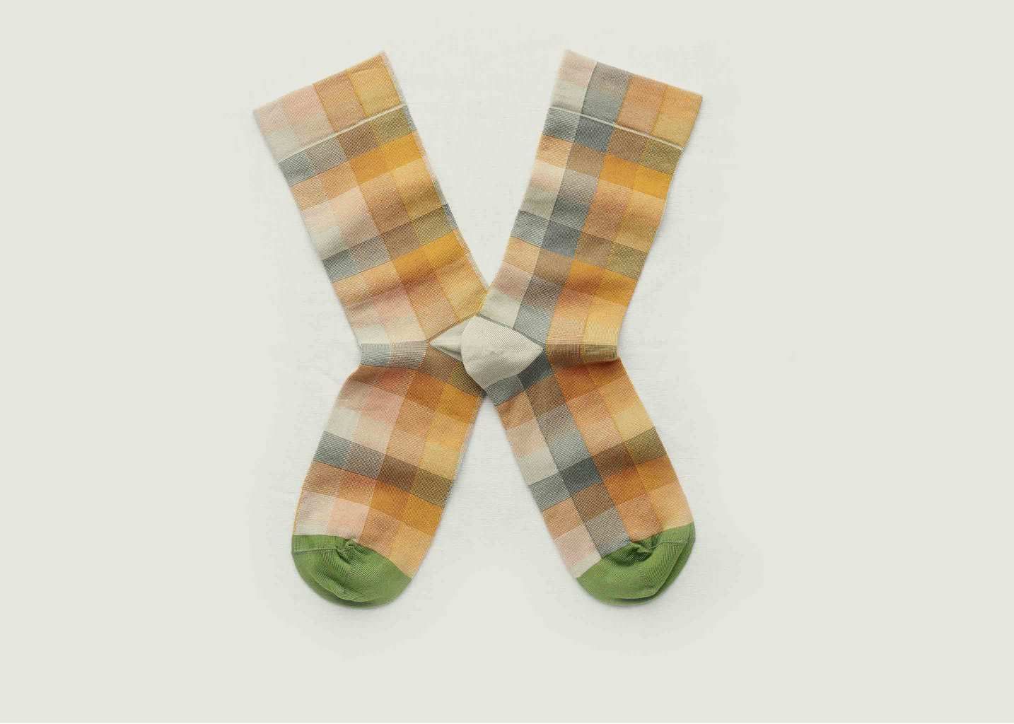 Bonne Maison Multicolored Check Pattern Socks