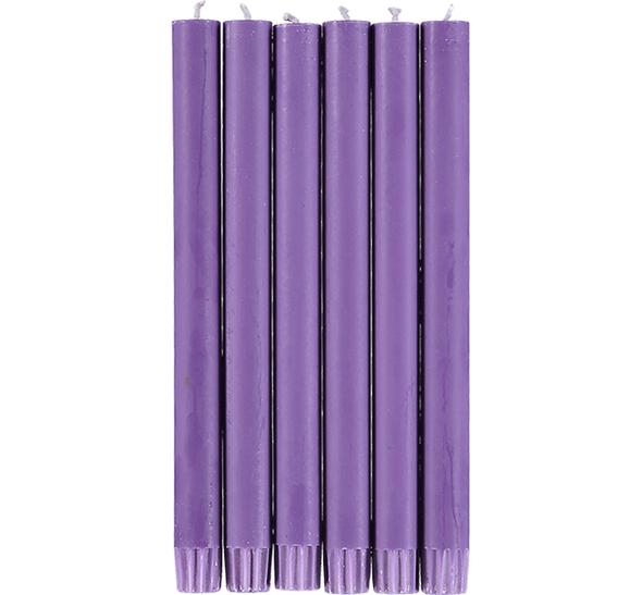 British Colour Standard Doge Purple Eco Dinner Candles