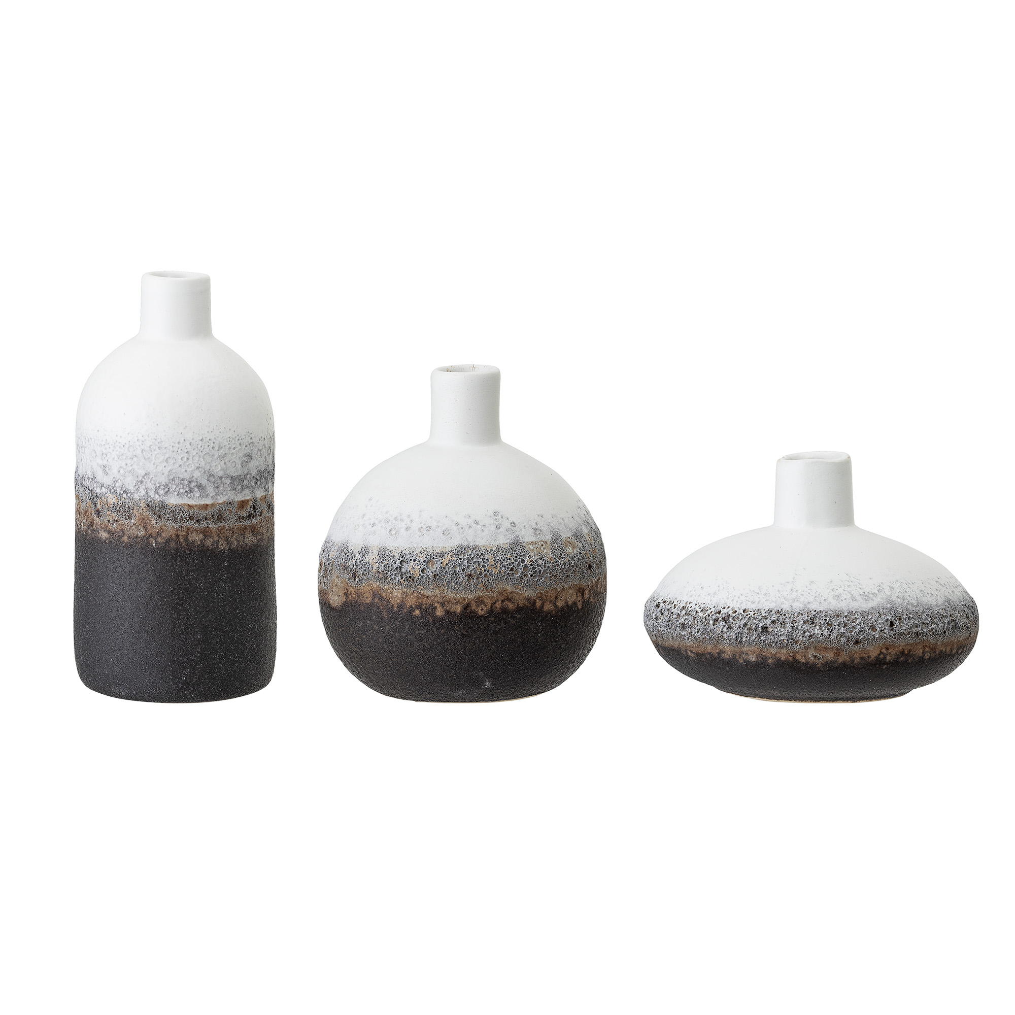 Bloomingville Multicolor Stoneware Small Vase Set of 3