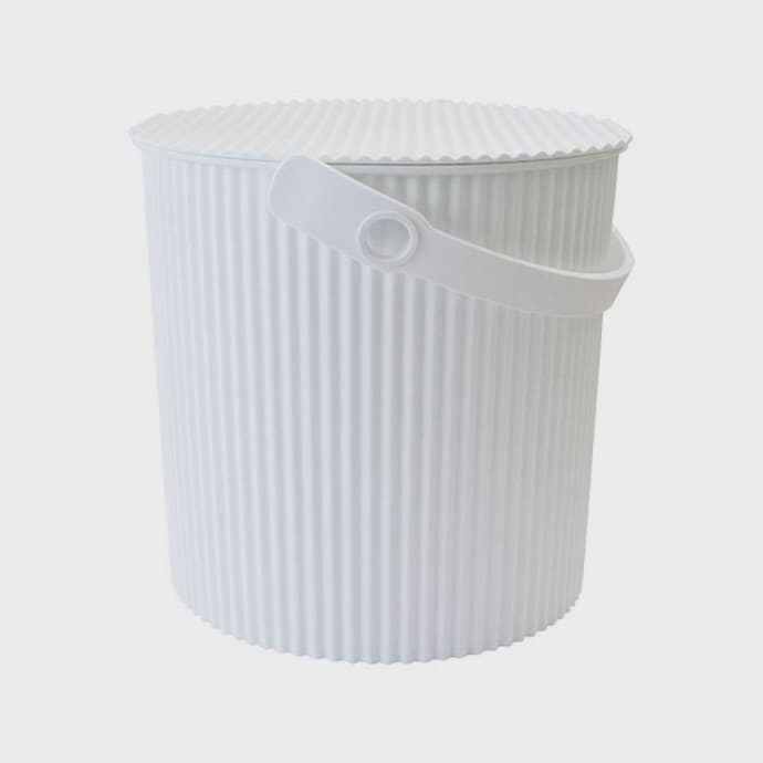 Hachiman Medium White Lidded Omnioutil Storage Bucket