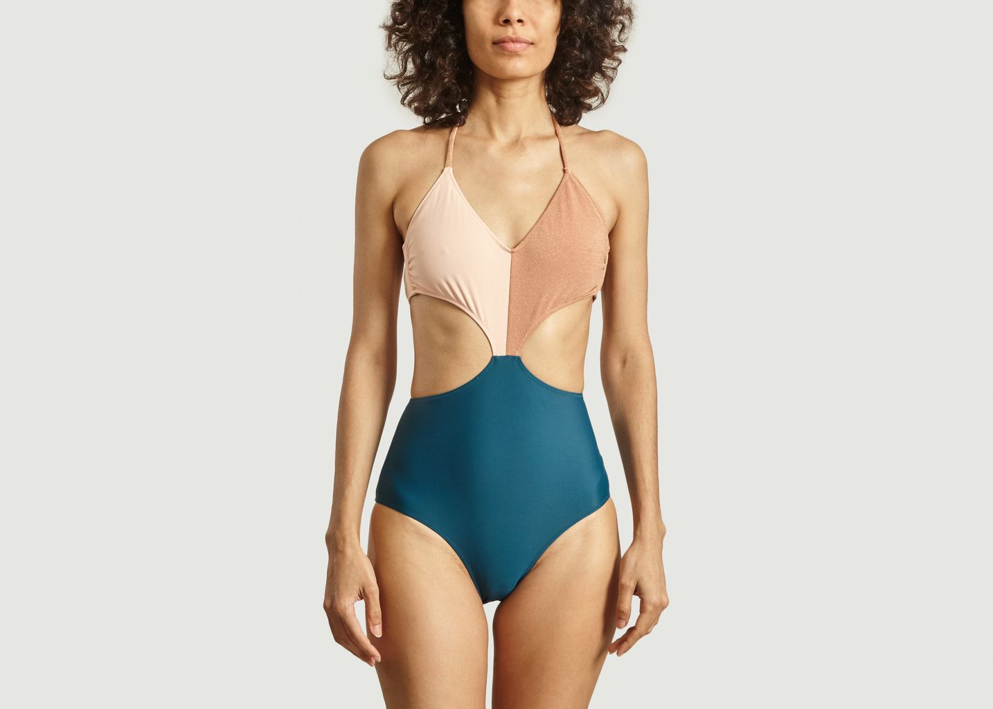 Duck Blue and Pink One Piece Swimsuit Beverly