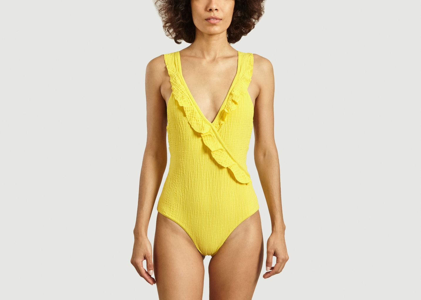 Yellow One Piece Swimsuit Pina Palms