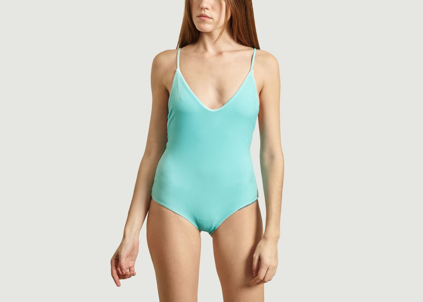 Albertine Turquoise One Piece Velvet Divine Swimsuit