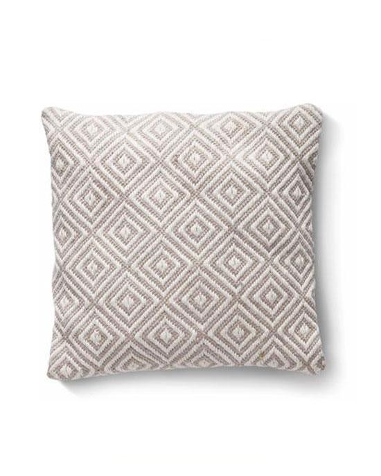 Woven Diamond Cushion Natural