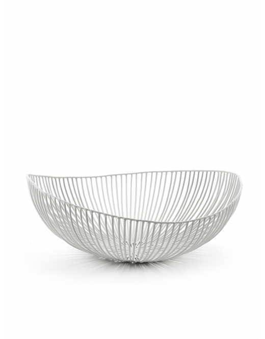 Serax Plate Oval White Metal Sculptures
