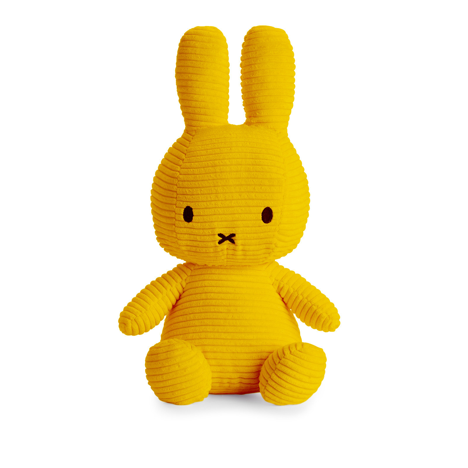 Miffy Sitting Corduroy Yellow - 33 cm