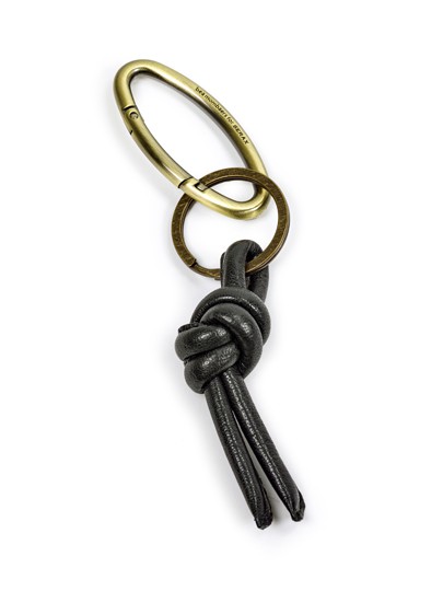 Bea Mombaers Leather Key Hanger Black