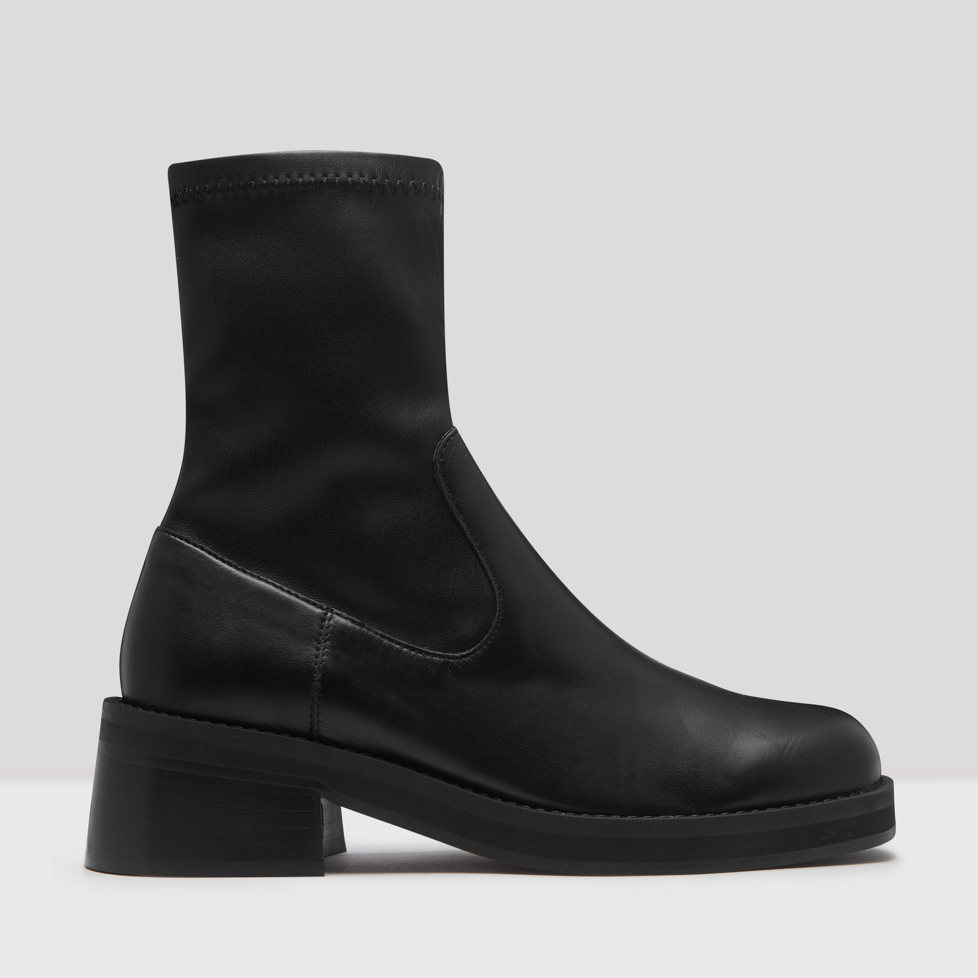 Miista Oliana Leather Boots - Black 