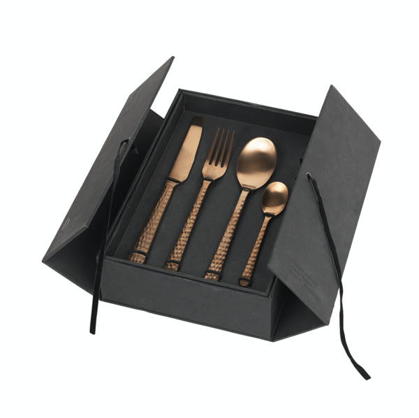 Copenhagen | Hune | Hammered Copper Cutlery Set